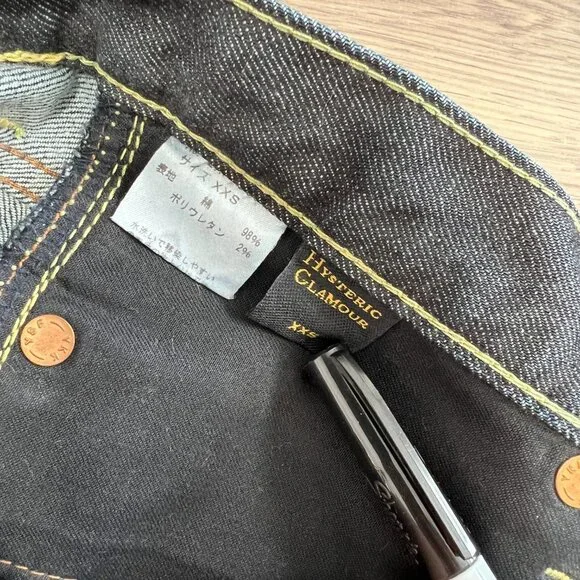 Hysteric Glamour Jeans Sz XXS - Picture 7 of 12